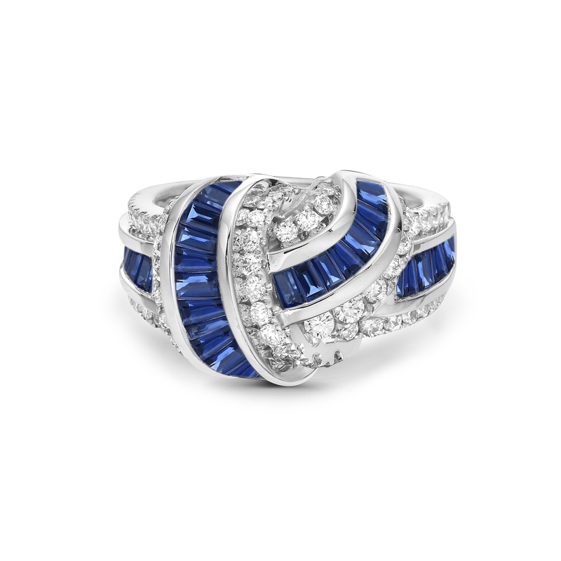 Signature Baguette Knot Ring