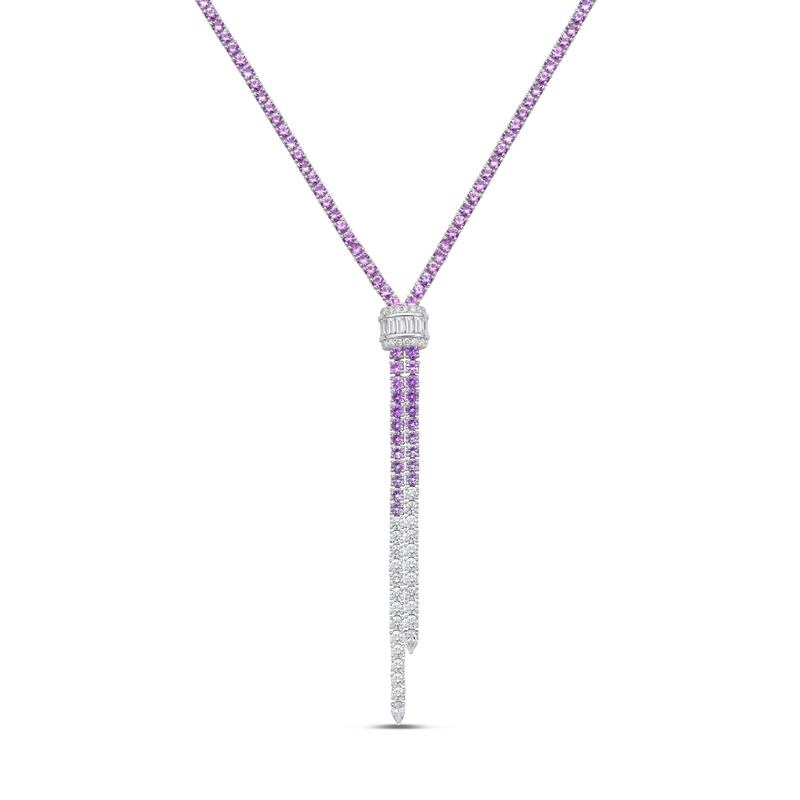 Signature Pink Ombre Lariat 17