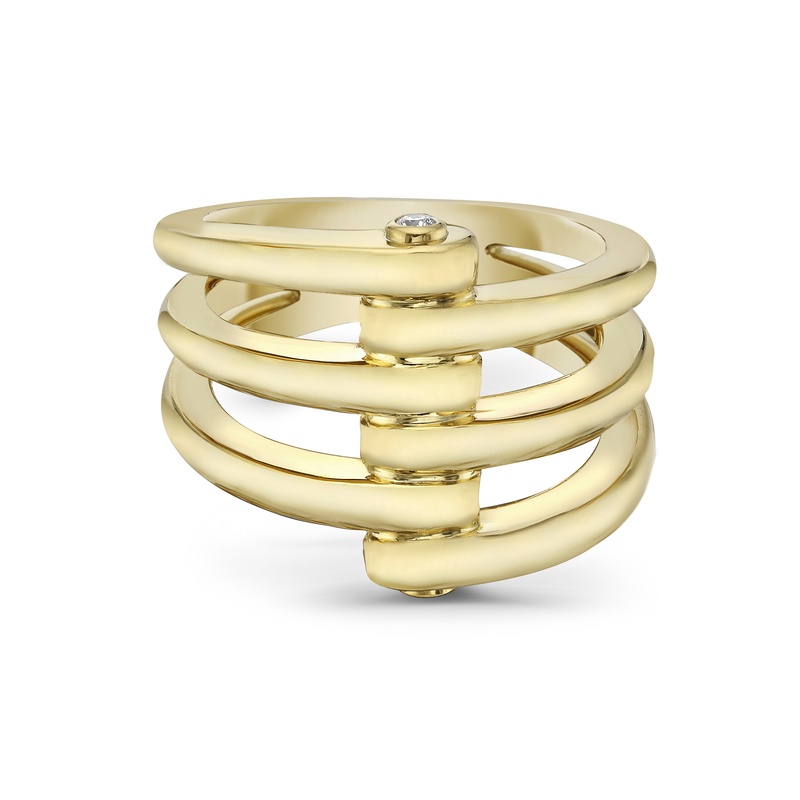 Gold Apparatus Ring