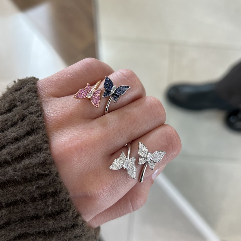Double Butterfly Ring