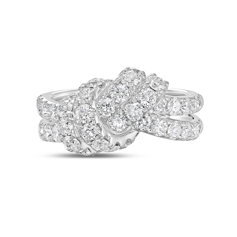 Diamond Knot Ring