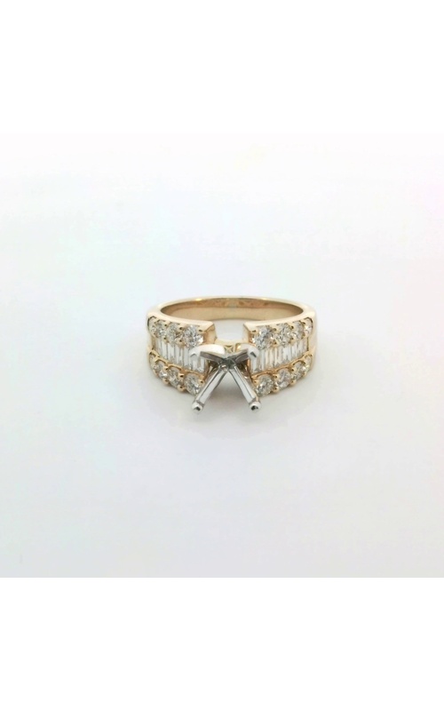 Engagement Ring – 14K Yellow Gold Round Diamond (0.38ct) VY1352RA | Venetti