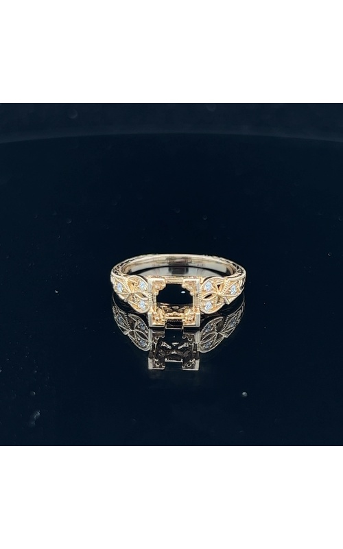 Engagement Ring – 14K Yellow Gold Round Diamond VY1157RA | Venetti