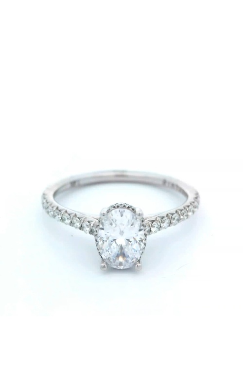 Engagement Ring – 14K White Gold Oval CZ (0.31ct) S1944-031A4W10O | Sylvie