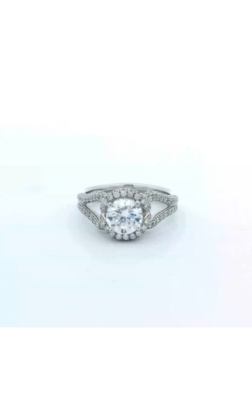 Engagement Ring – Platinum Round CZ (0.58ct) LP1981 | Simon G.