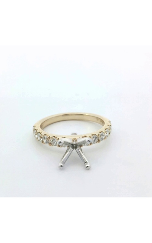 Engagement Ring – 14K Yellow Gold Round Diamond VY1320RF | Venetti