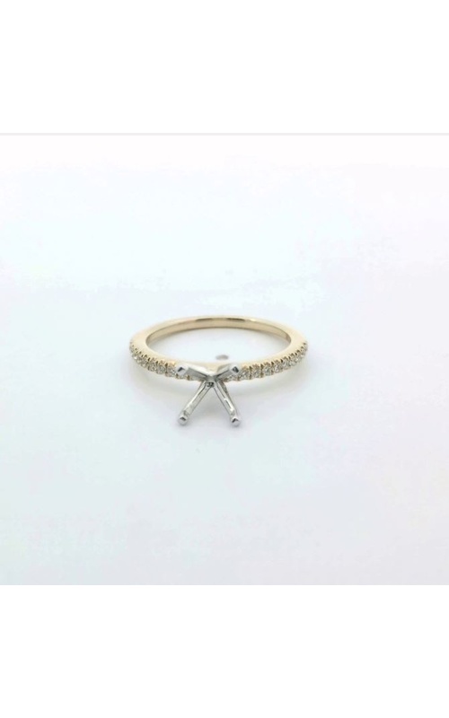 Engagement Ring – 14K Yellow Gold Round Diamond VY1320RE | Venetti