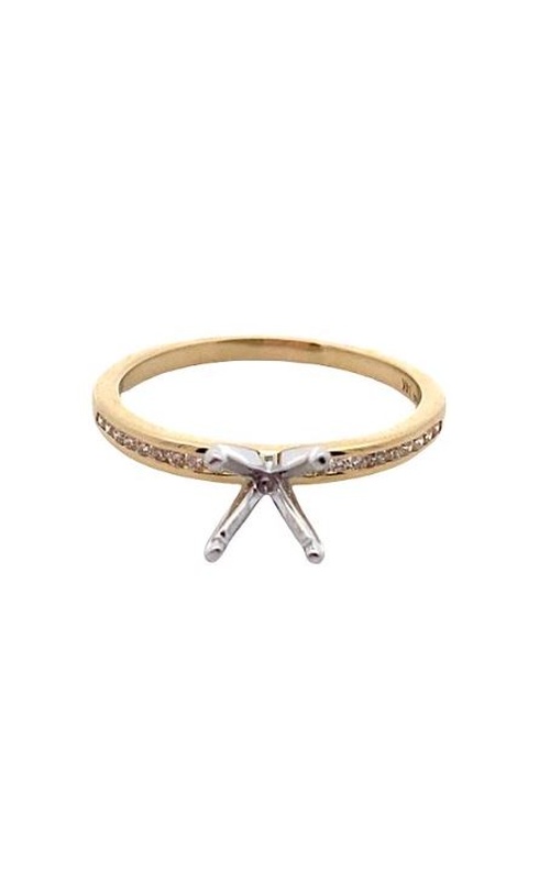 Engagement Ring – 14K Yellow Gold Round Diamond VY1365RA | Venetti