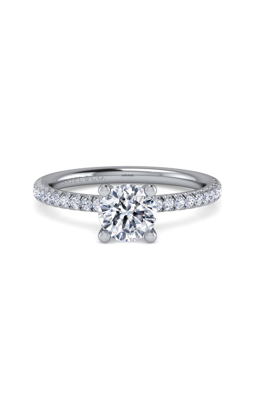 Platinum Round Diamond Engagement Ring
