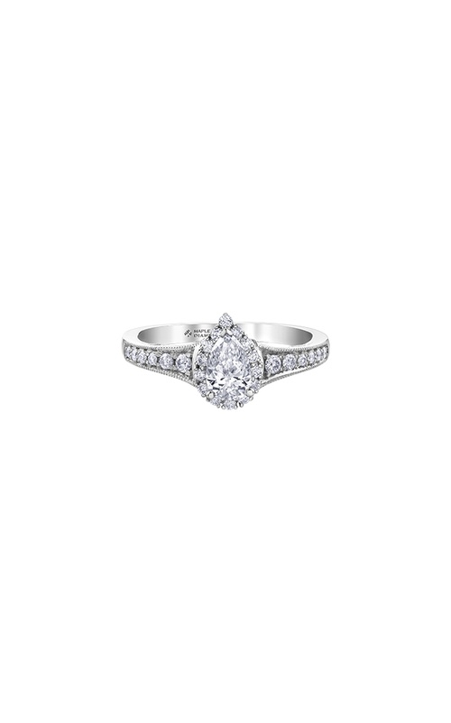 14kt white gold diamond 0.50ct engagement ring