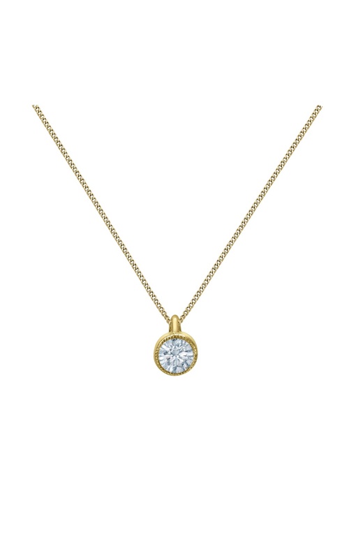 10K Yellow Gold Lab Grown Diamond Pendant