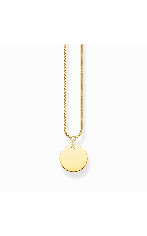 Necklace - Small Disc - Gold