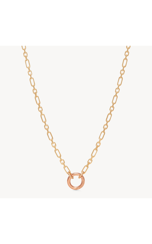 Figaro Charm Chain - Gold Chain - Rose Link