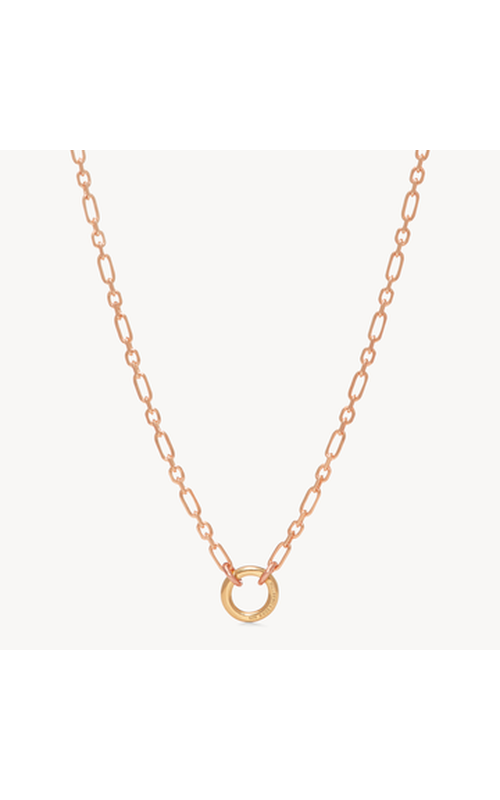 Figaro Charm Chain - Rose Chain - Gold Link