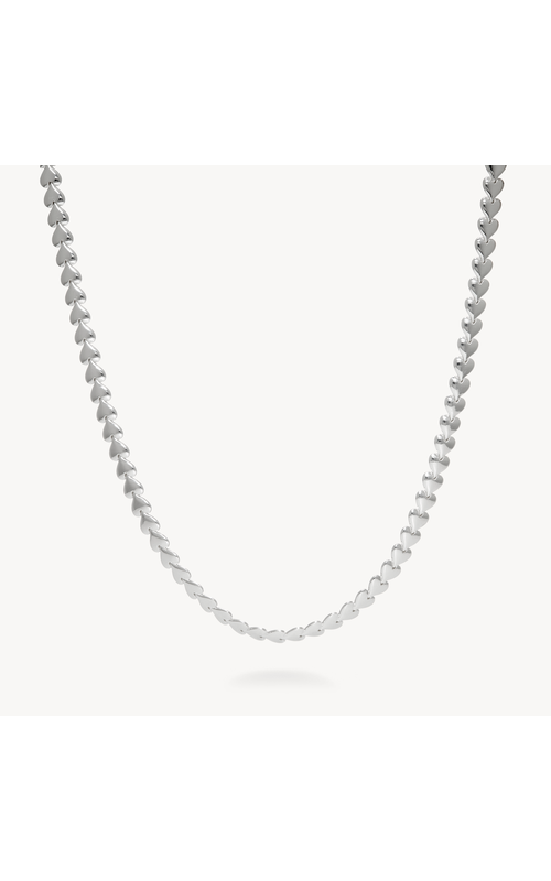 Heart String Chain - Silver