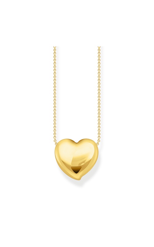Bold Elegance - Heart Pendant - Gold