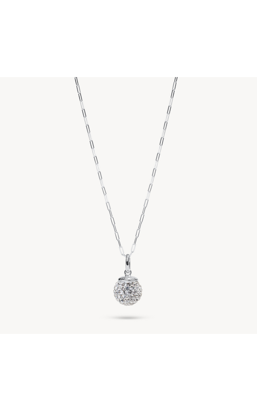 Sparkle Ball Clip Chain - White