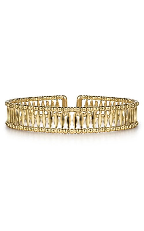 14K Yellow Gold Bujukan Cuff Bracelet