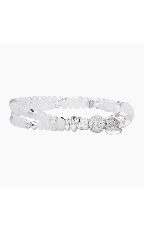 Sparkle Ball Double Wrap - White