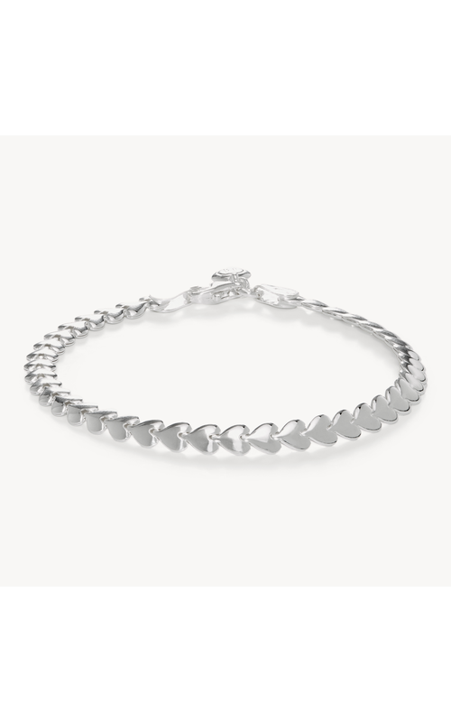 Heart String Chain - Large - Silver