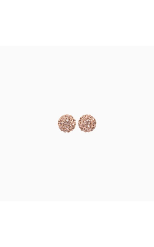 Small Sparkle Ball Studs - Rose Gold