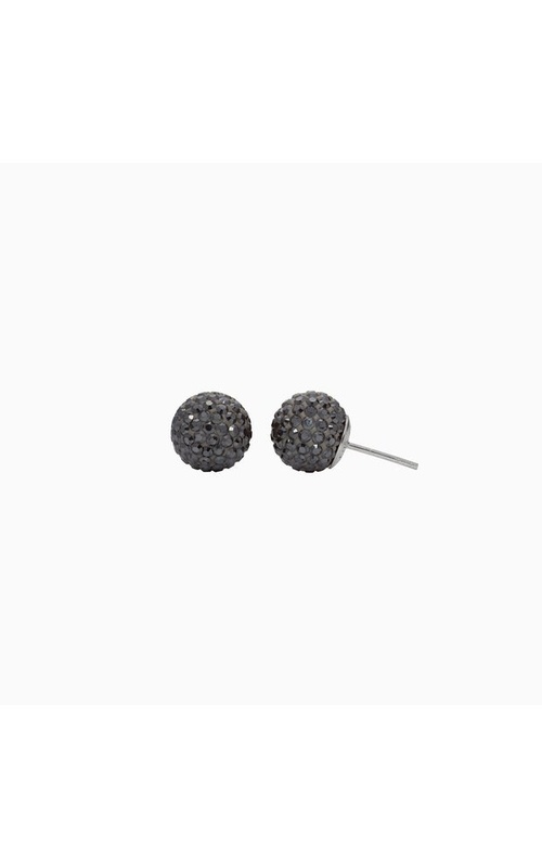 Medium Sparkle Ball Studs - Hematite