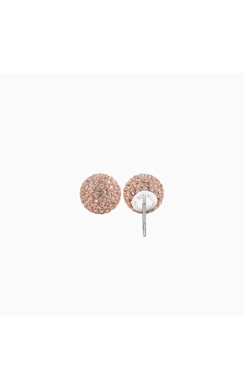 Large Sparkle Ball Studs - Rose Gold