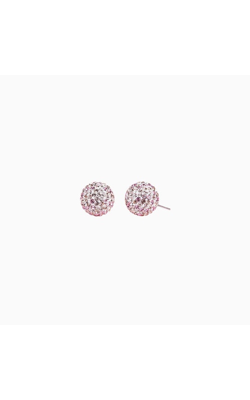 Small Sparkle Ball Studs - Pink Champagne