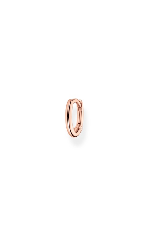 Single Hoop Earring - Classic - Rose gold