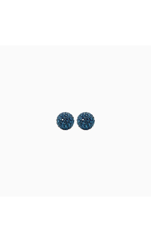 Small Sparkle Ball Studs - September Navy Crystal
