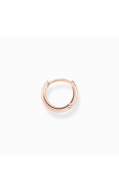 Single Hoop Earring - Classic - Rose Gold