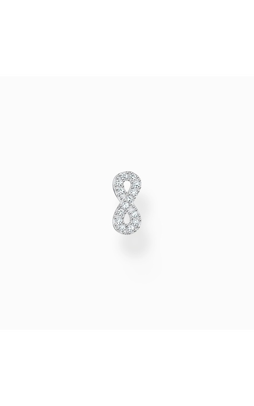 Single Ear Stud - Infinity - Silver