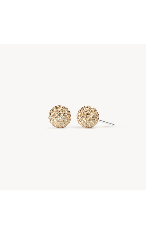 Small Sparkle Ball Studs - Soft Gold