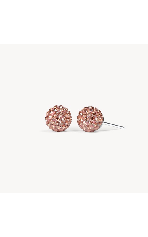 Small Sparkle Ball Studs - Desert Rose