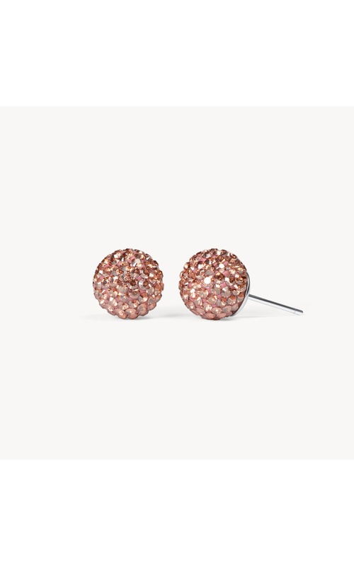 Medium Sparkle Ball Studs - Desert Rose