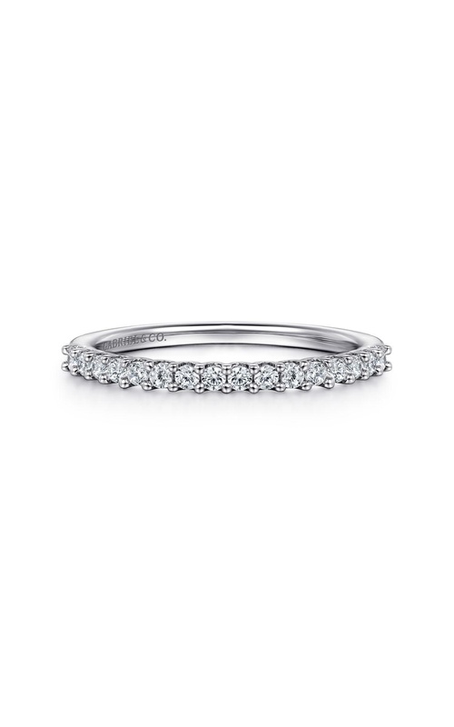 14K White Gold Shared Prong Set Diamond Wedding