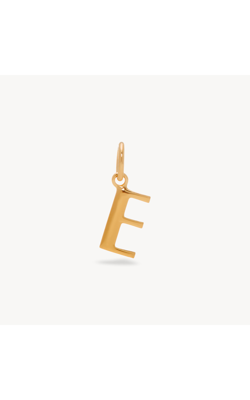 Letter - E - Gold