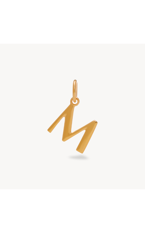 Letter - M - Gold