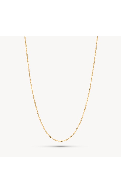 Singapore Slider Chain - Gold