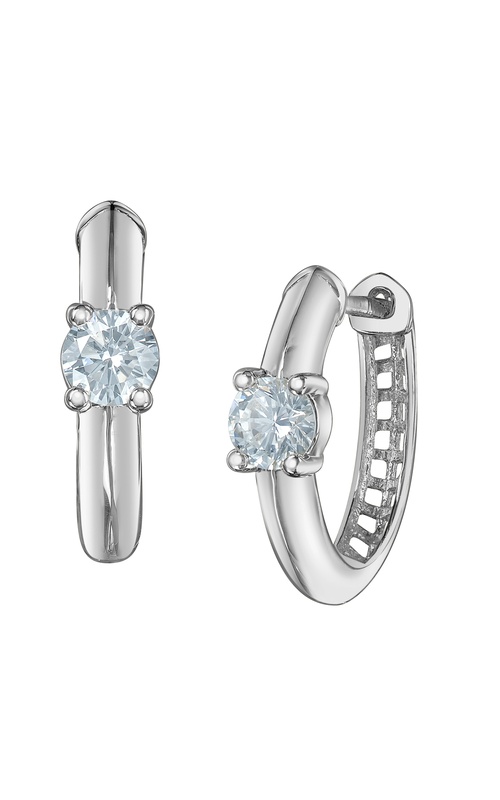 10K Yellow Gold Lab Grown Diamond Earrings