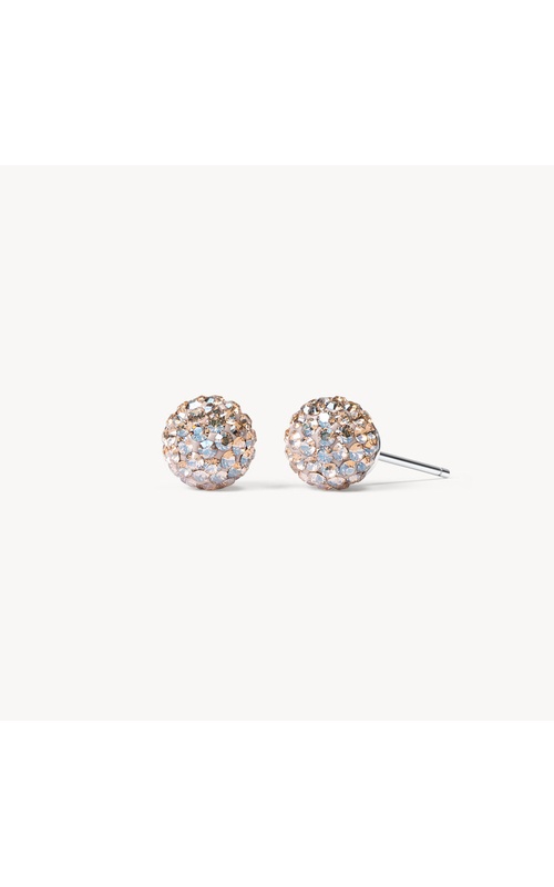 Small Sparkle Ball Studs - Champagne