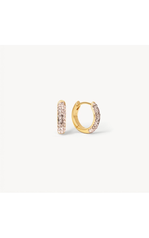 Always On Sparkle Hoops - Champagne