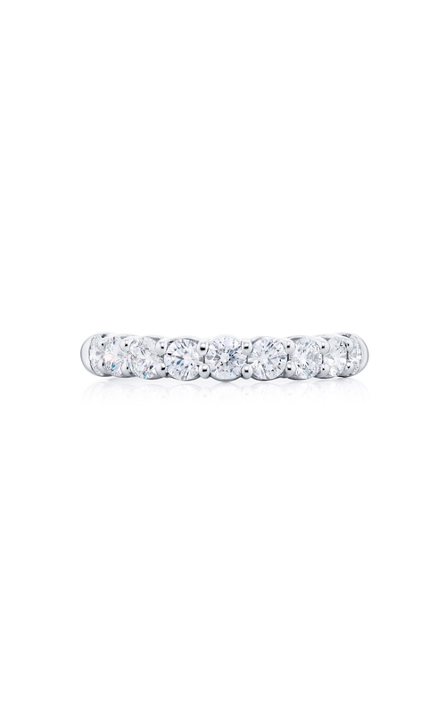 Platinum Round Diamond Band