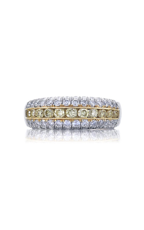 Elegance Elevated: Iconic Multi-Row Fancy Yellow Diamond Band