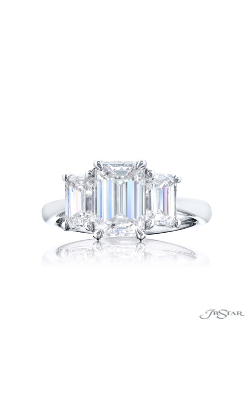 1.90 ct. Emerald-Cut Diamond Ring in Platinum