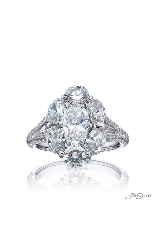 1.04 ct. Certified Oval Diamond Ring in Platinum
