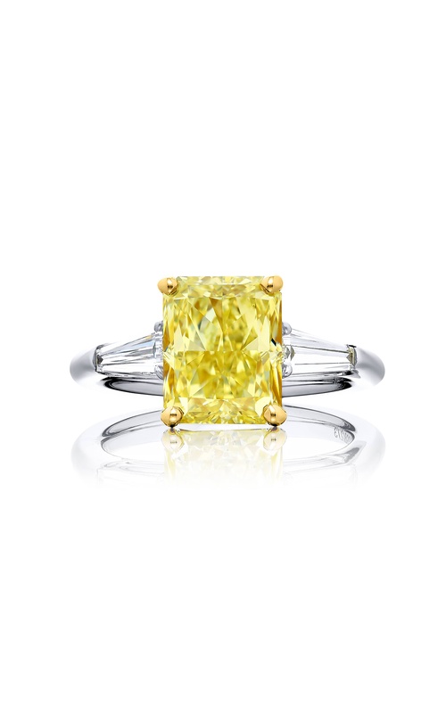 3.62 ct. GIA-Certified Fancy Yellow Radiant-Cut Diamond Ring