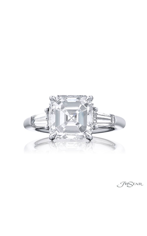 3.69 ct. GIA-Certified Square Emerald-Cut Diamond Ring