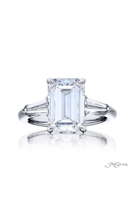 3.53 ct. GIA-Certified Emerald-Cut Diamond Ring in Platinum