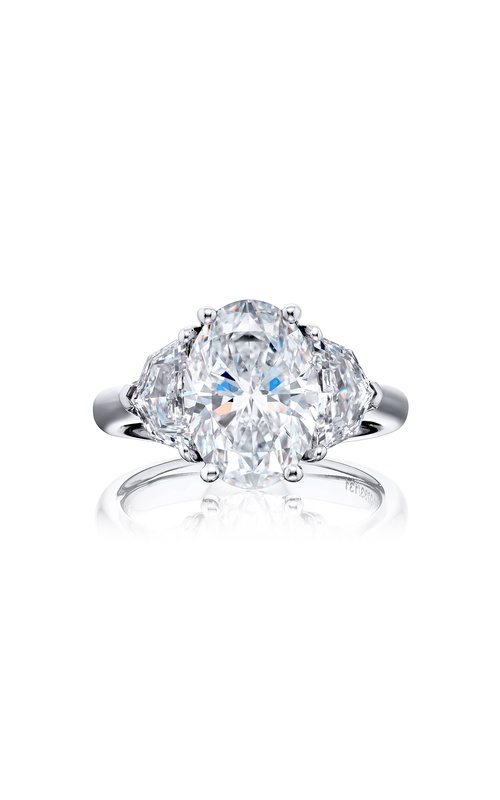 3.73 ct GIA Certified Diamond Ring | Oval Diamond with Epaulette Diamonds in Platinum | Dazzling Brilliance by Jb Star